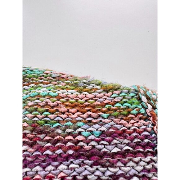 Aritzia WILFRED LE FOU Masako Rainbow Marled Wool Paper Knit Sweater, Size XS - Picture 11 of 14